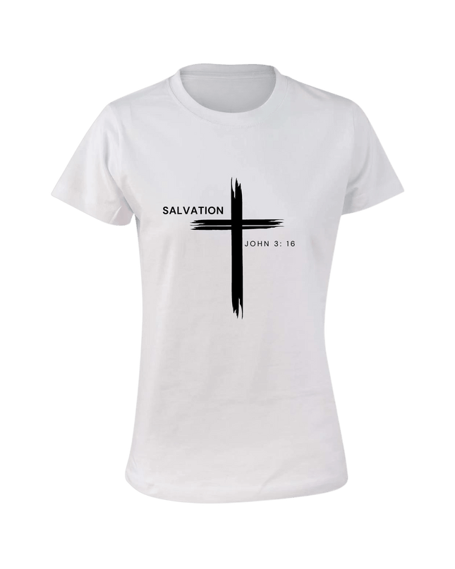 Salvation John 3:16 Women's T-Shirt - ElitePulse Custom Apparel & Merch