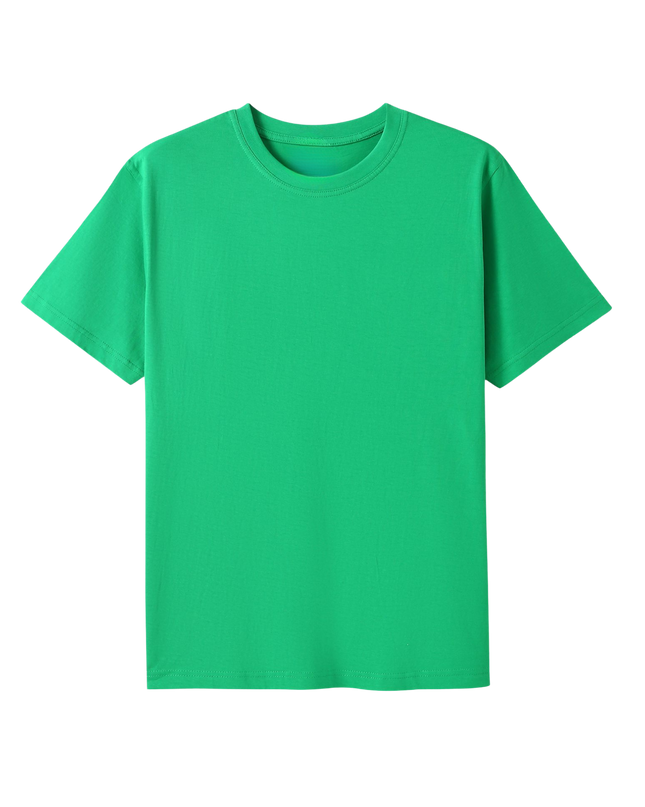 Kids Essential Cotton Crew Tee - Unique Colours