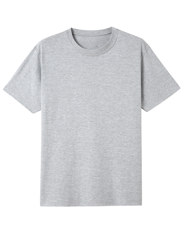 Kids Essential Cotton Crew Tee - Classic Neutrals