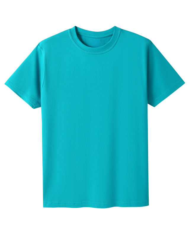 Kids Essential Cotton Crew Tee - Unique Colours