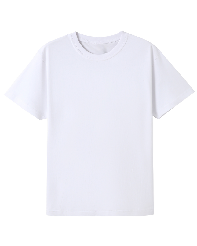 Unisex Essential Cotton Crew Tee - Classic Neutrals