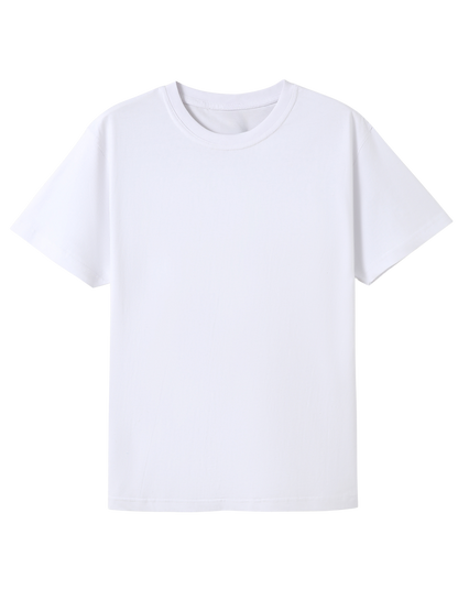 Unisex Essential Cotton Crew Tee - Classic Neutrals