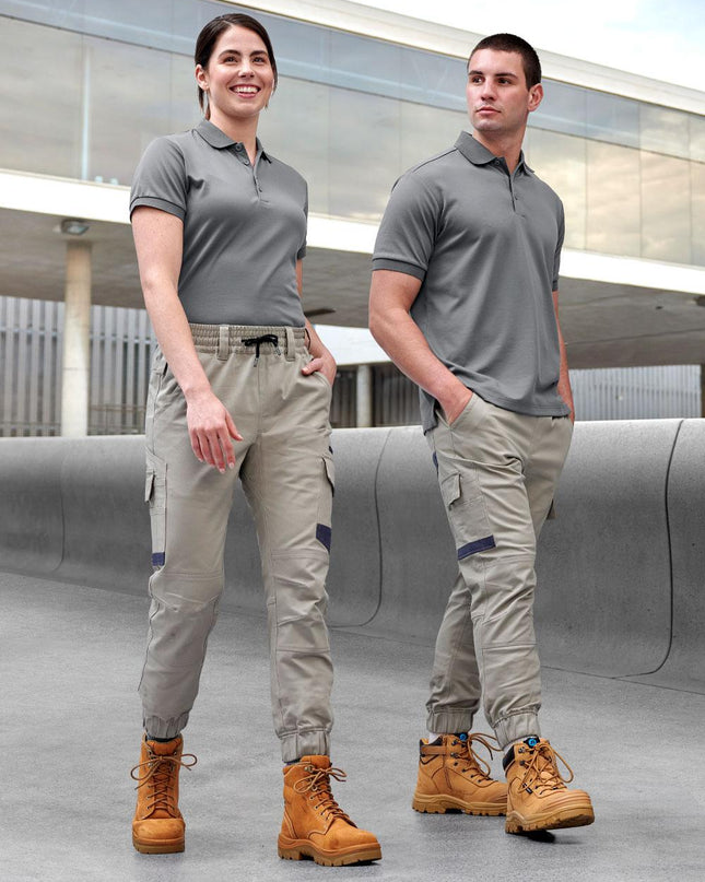 Unisex Cotton Stretch Drill Cuffed Work Pants - ElitePulse Custom Apparel & Merch