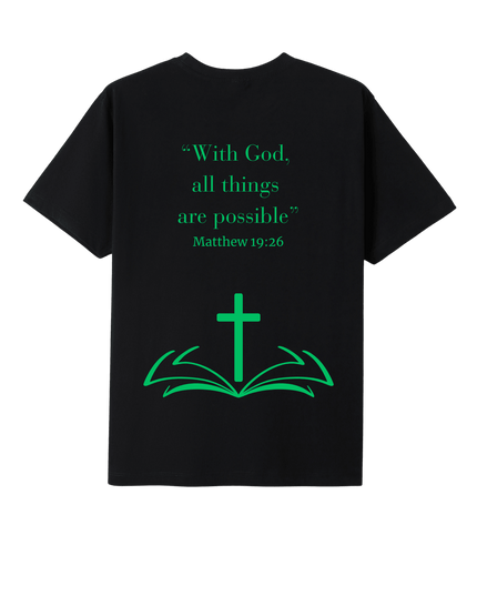 With God All Things Are Possible Kids T-shirt - ElitePulse Custom Apparel & Merch