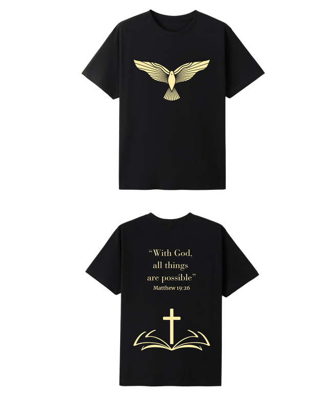 With God All Things Are Possible Kids T-shirt - ElitePulse Custom Apparel & Merch