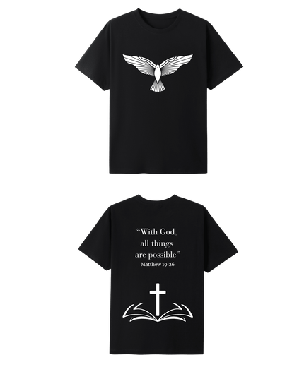 With God All Things Are Possible Kids T-shirt - ElitePulse Custom Apparel & Merch