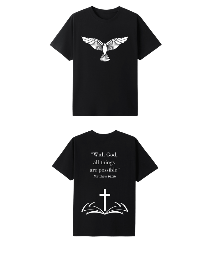 With God All Things Are Possible Kids T-shirt - ElitePulse Custom Apparel & Merch